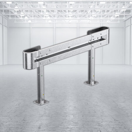 Leitplanken Komplett-Bausatz M100-1SP, 2,13 m, zum Aufschrauben, Stahl, Profil B