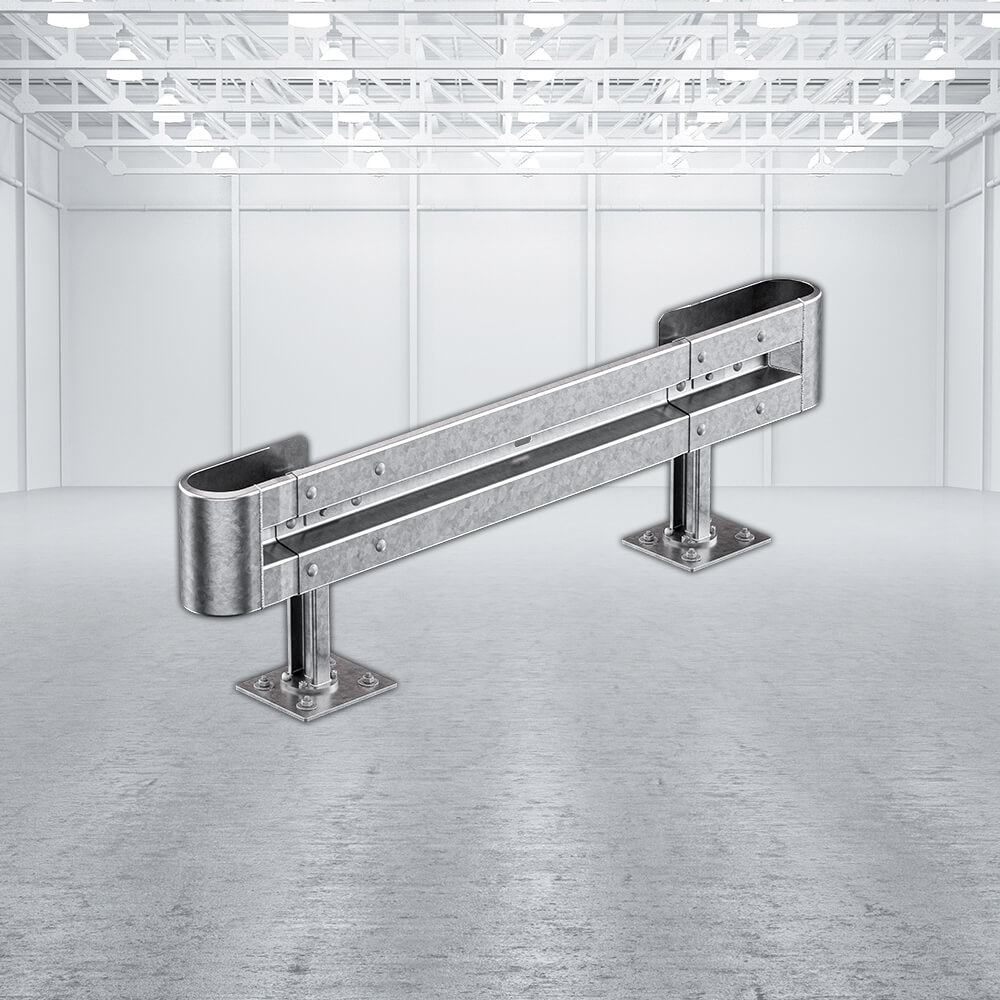 Leitplanken-Komplett-Bausatz, Sigma-51,5, 1SP, 213 cm, aufdübeln, Stahl, Profil B