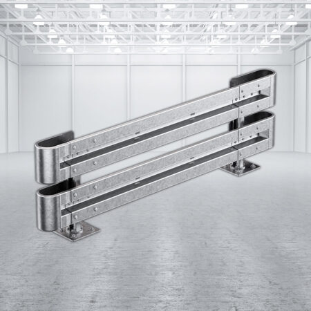 Leitplanken-Komplett-Bausatz, Sigma-75, 2SP, 280 cm, aufdübeln, Stahl, Profil B