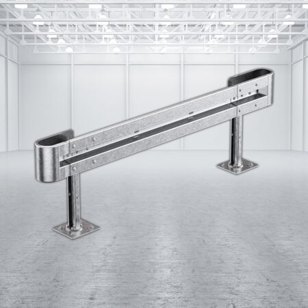 Leitplanken-Komplett-Bausatz, Sigma-75, 1SP, 280 cm, aufdübeln, Stahl, Profil B