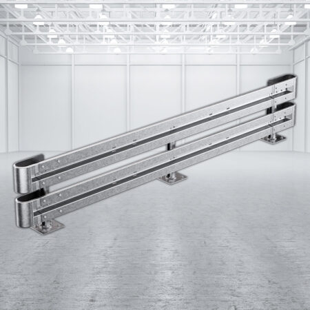 Leitplanken-Komplett-Bausatz, Sigma-75, 2SP, 480 cm, aufdübeln, Stahl, Profil B