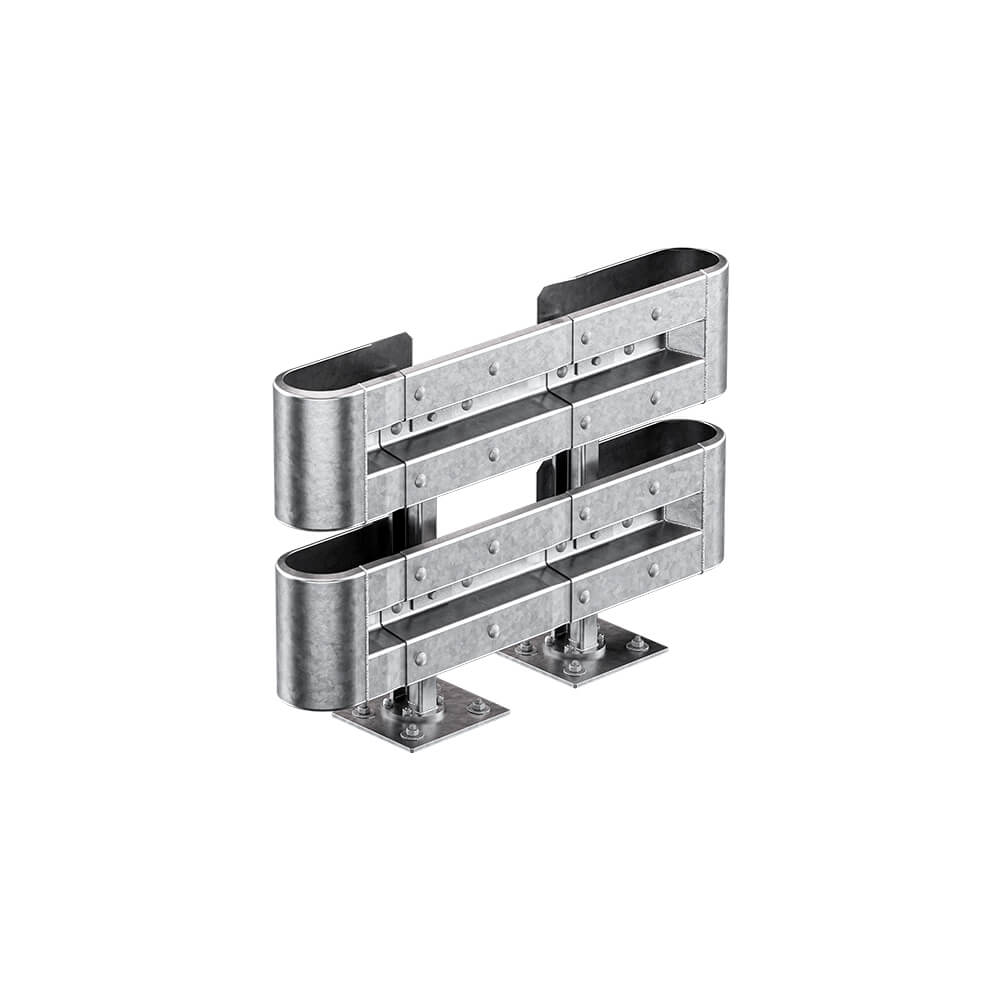 Leitplanken-Komplett-Bausatz, Sigma-75, 2SP, 130 cm, aufdübeln, Stahl, Profil B – Bild 2