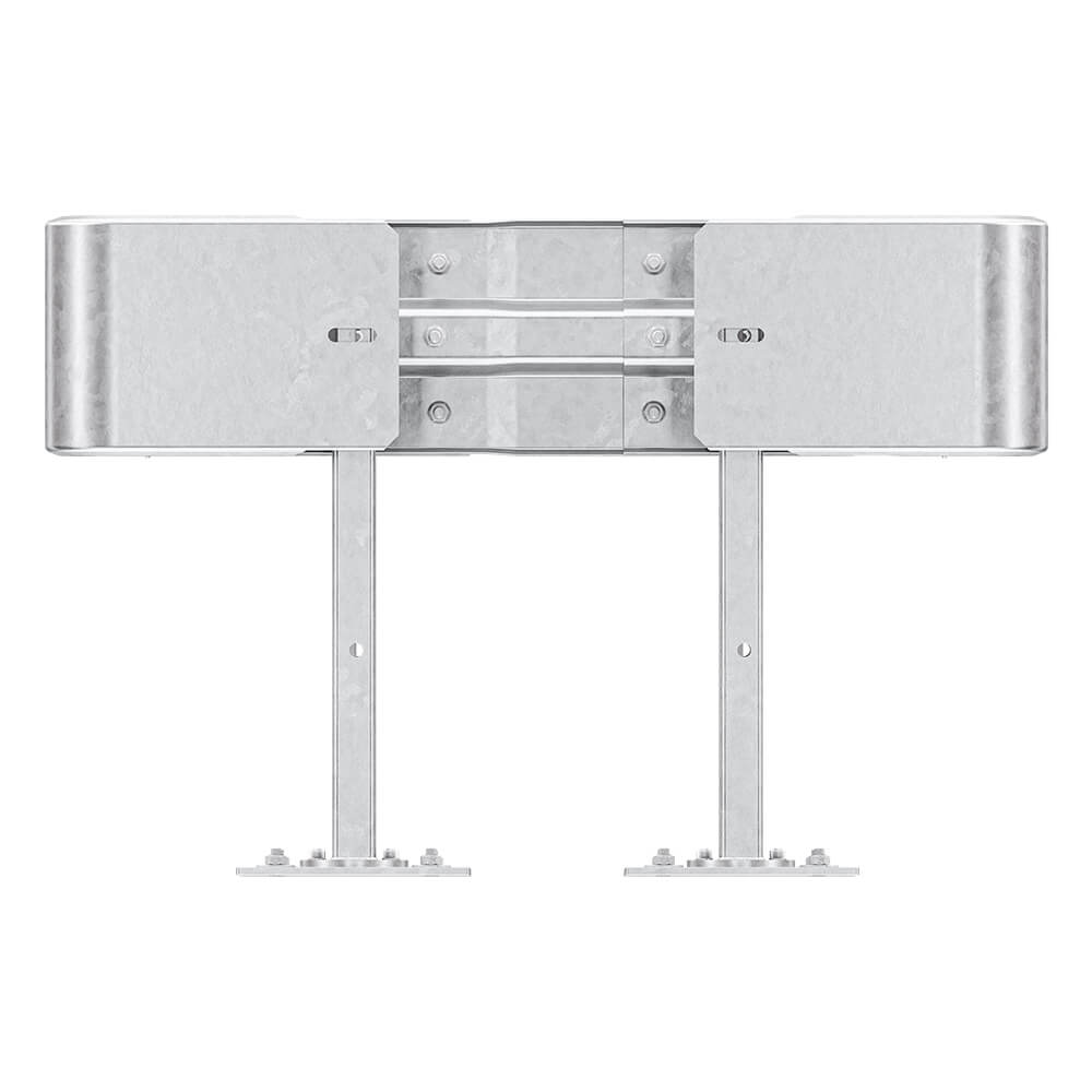 Leitplanken-Komplett-Bausatz, Sigma-75, 1SP, 130 cm, aufdübeln, Stahl, Profil B – Bild 4