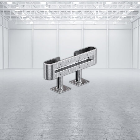 Leitplanken-Komplett-Bausatz, Sigma-51,5, 1SP, 130 cm, aufdübeln, Stahl, Profil B