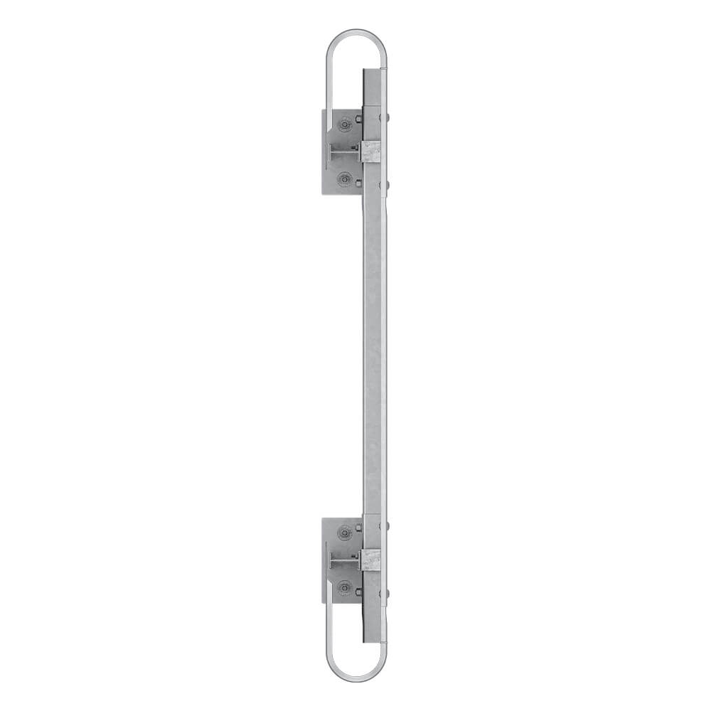 Leitplanken Komplett-Bausatz 2,13 Meter, IPE-Pfosten, Aufschrauben, Stahl, Profil B – Bild 6