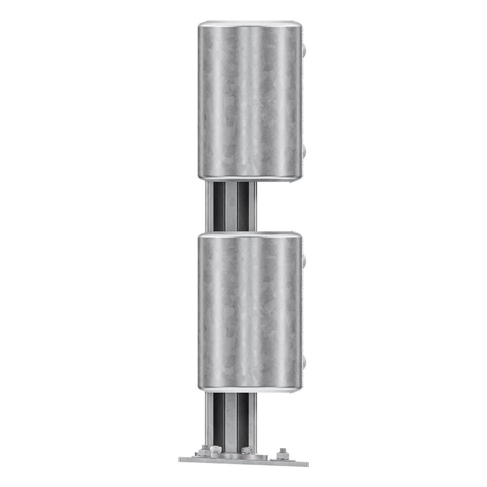 Leitplanken-Komplett-Bausatz, Sigma-75, 2SP, 280 cm, aufdübeln, Stahl, Profil B