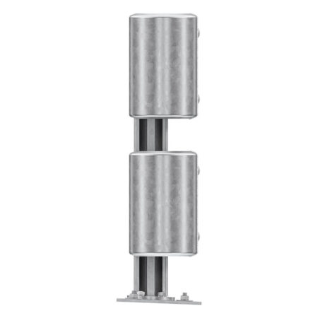 Kürzester Leitplanken-Komplett-Bausatz, Sigma-75, 2SP, 105 cm, aufdübeln, Stahl, Profil B