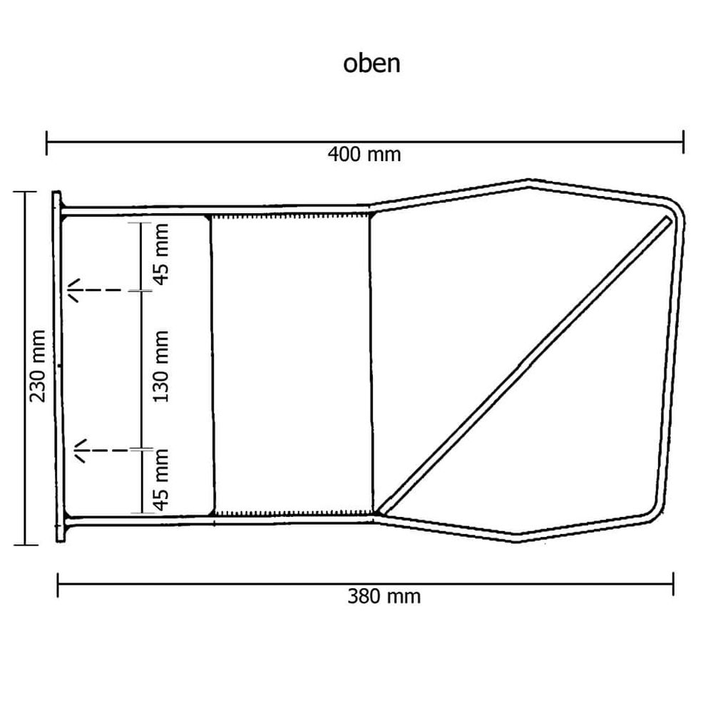 Wandhalter für Stahlleitplanken, 7 x 23 x 40 cm, feuerverzinkt – Bild 11