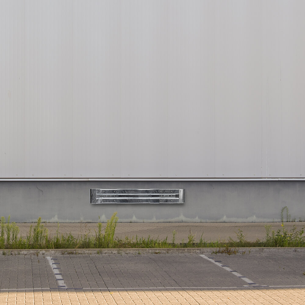 Leitplanken Komplett-Bausatz 1,3 Meter zur Wandbefestigung, zum Anschrauben, Profil B – Bild 8