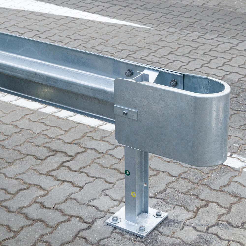 Multi-Pfosten, IPE 100, 75 cm hoch, für Leitplanken, 2SP, Stahl, zum Aufschrauben – Bild 11