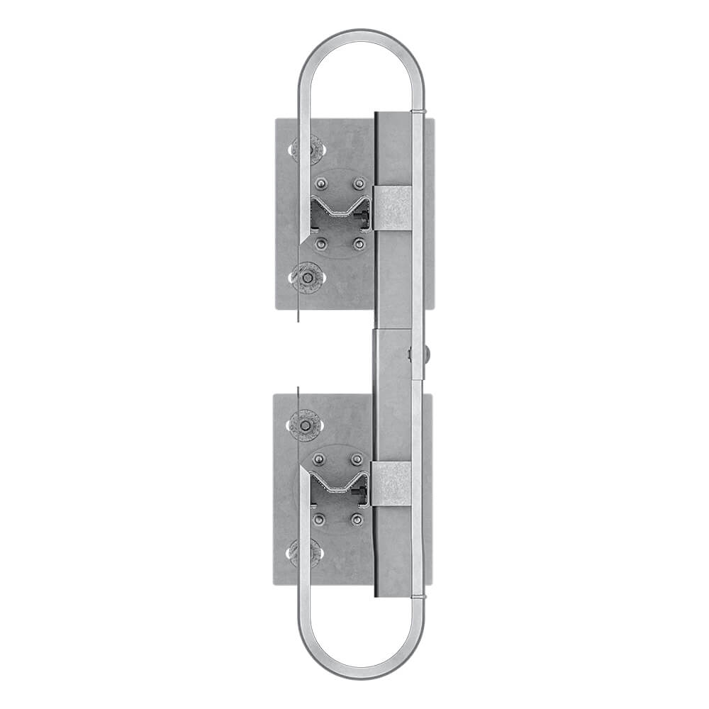Kürzester Leitplanken-Komplett-Bausatz, Sigma-75, 2SP, 105 cm, aufdübeln, Stahl, Profil B