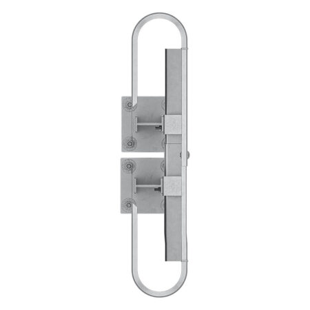 Kürzester Leitplanken-Komplett-Bausatz, M100-3SP, 105 cm, zum Aufschrauben, Stahl, Profil B