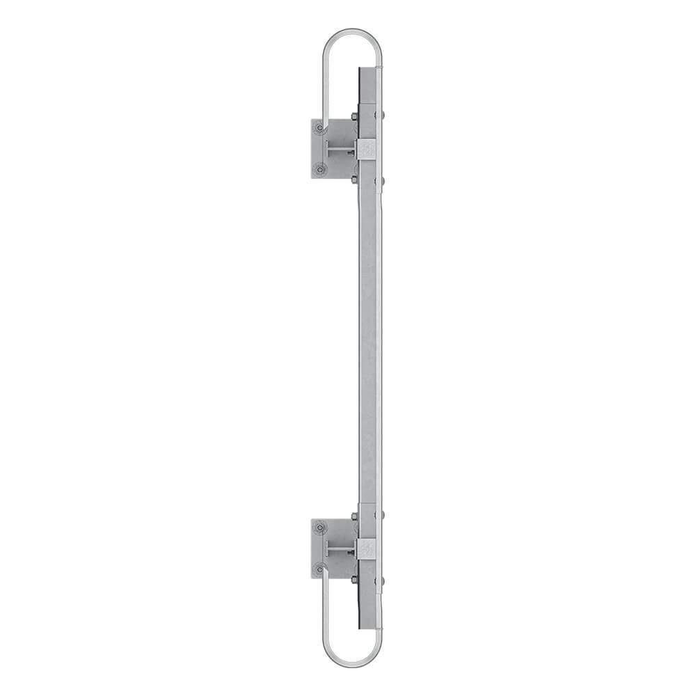 Leitplanken Komplett-Bausatz M100-1SP, 2,13 m, zum Aufschrauben, Stahl, Profil B