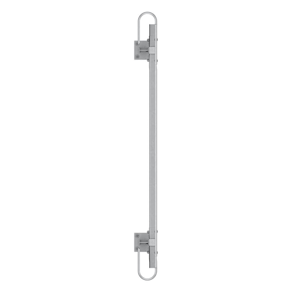 Leitplanken Komplett-Bausatz M75-2SP, 2,8 m, zum Aufschrauben, Stahl, Profil B