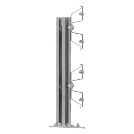 Leitplanken-Ergänzungs-Bausatz, Sigma-75, 2SP, 400 cm, aufdübeln, Stahl, Profil B