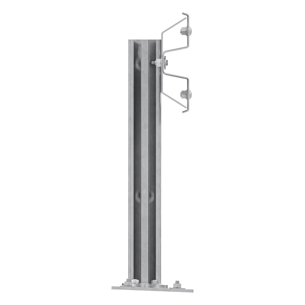 Leitplanken-Ergänzungs-Bausatz, Sigma-75, 1SP, 400 cm, aufdübeln, Stahl, Profil B