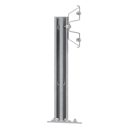Leitplanken-Ergänzungs-Bausatz, Sigma-75, 1SP, 200 cm, aufdübeln, Stahl, Profil B