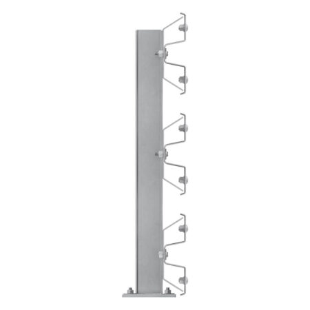 Leitplanken Verlängerungs-Bausatz M100-3SP, 2 m, zum Aufschrauben, Stahl, Profil B
