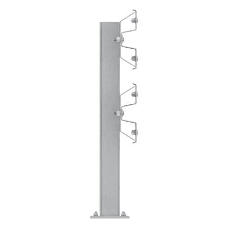 Leitplanken Verlängerungs-Bausatz M100-2SP, 4 m, zum Aufschrauben, Stahl, Profil B
