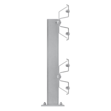 Leitplanken Verlängerungs-Bausatz M75-2SP, 2 m, zum Aufschrauben, Stahl, Profil B