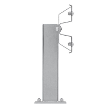 Leitplanken Verlängerungs-Bausatz M50-1SP, 2 m, zum Aufschrauben, Stahl, Profil B
