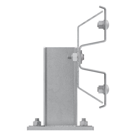 Leitplanken Verlängerungs-Bausatz M25-1SP, 4 m, zum Aufschrauben, Stahl, Profil B