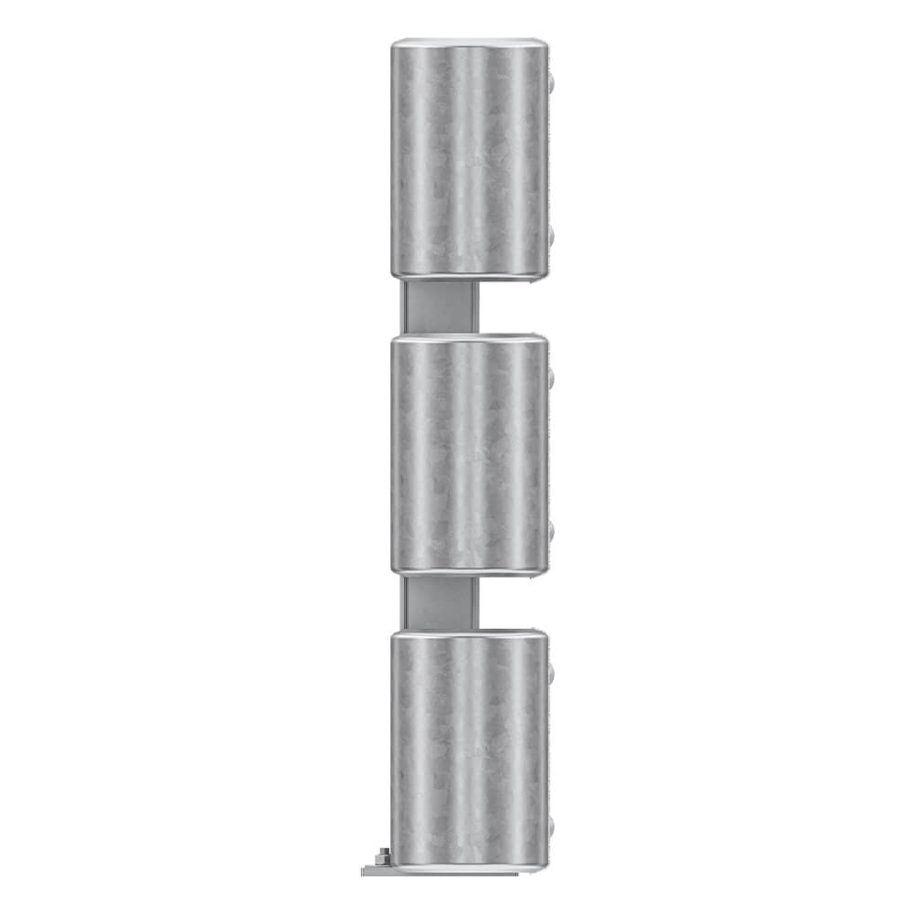 Leitplanken Komplett-Bausatz M100-3SP, 4,8 m, zum Aufschrauben, Stahl, Profil B