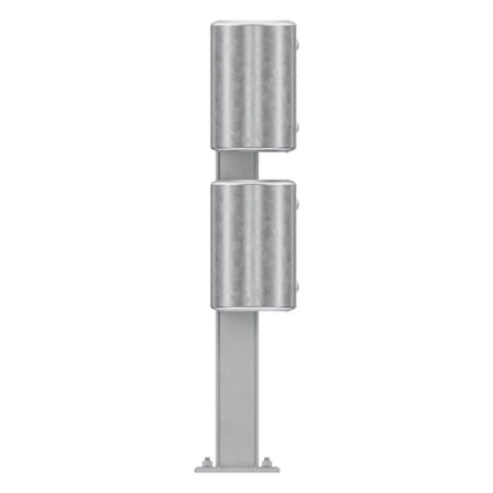 Leitplanken Komplett-Bausatz M100-2SP, 1,3 m, zum Aufschrauben, Stahl, Profil B