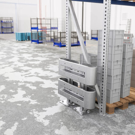 Kürzester Leitplanken-Komplett-Bausatz, Sigma-75, 2SP, 105 cm, aufdübeln, Stahl, Profil B