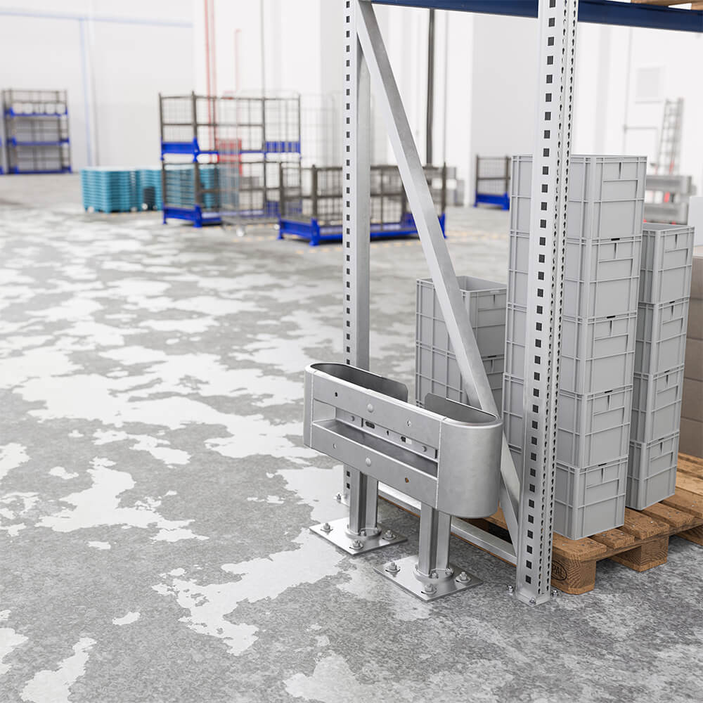 Kürzester Leitplanken-Komplett-Bausatz, Sigma-51,5, 1SP, 105 cm, aufdübeln, Stahl, Profil B