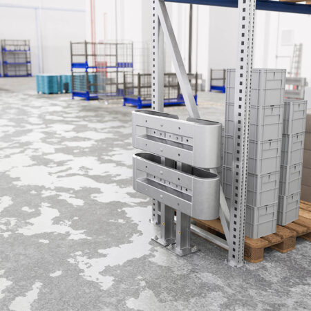 Kürzester Leitplanken-Komplett-Bausatz, M100-2SP, 105 cm, Aufschrauben, Profil B