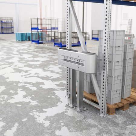 Kürzester Leitplanken-Komplett-Bausatz, M100-1SP, 105 cm, Aufschrauben, Profil B