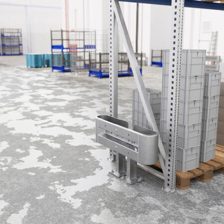 Kürzester Leitplanken-Komplett-Bausatz, M50-1SP, 105 cm, zum Aufschrauben, Stahl, Profil B