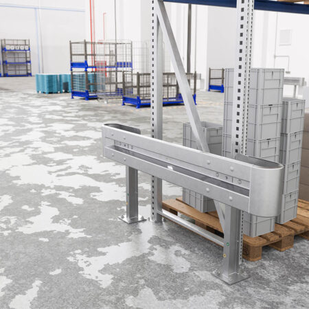 Leitplanken Komplett-Bausatz M75-1SP, 2,13 m, zum Aufschrauben, Stahl, Profil B
