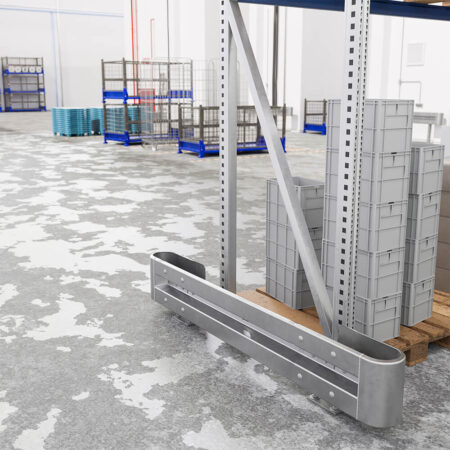Leitplanken Komplett-Bausatz M25-1SP, 2,13 m, zum Aufschrauben, Stahl, Profil B