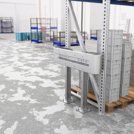 Leitplanken Komplett-Bausatz M100-1SP, 1,3 m, zum Aufschrauben, Stahl, Profil B