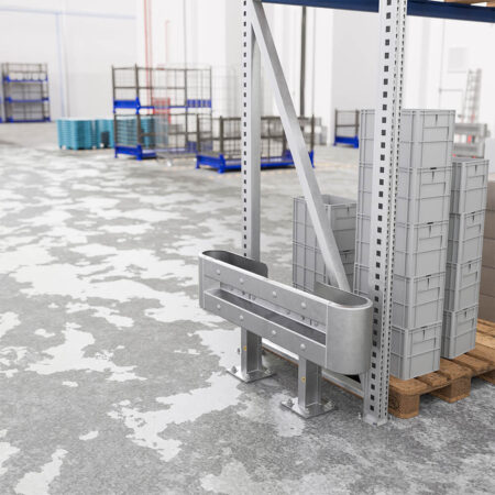 Leitplanken Komplett-Bausatz M50-1SP, 1,3 m, zum Aufschrauben, Stahl, Profil B