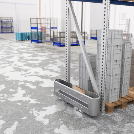 Leitplanken Komplett-Bausatz M25-1SP, 1,3 m, zum Aufschrauben, Stahl, Profil B