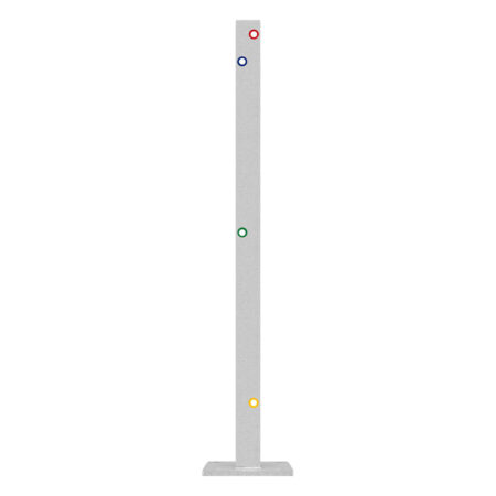 Leitplanken Komplett-Bausatz M100-1SP, 1,3 m, zum Aufschrauben, Stahl, Profil B