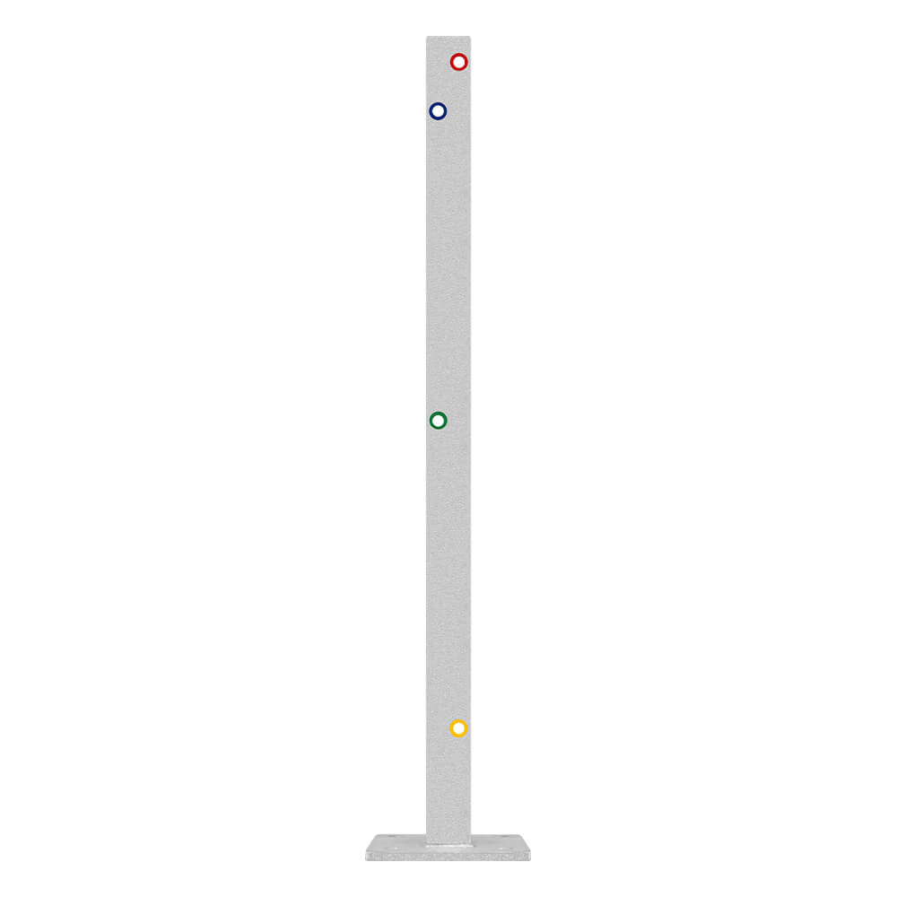 Leitplanken Komplett-Bausatz M100-1SP, 1,3 m, zum Aufschrauben, Stahl, Profil B