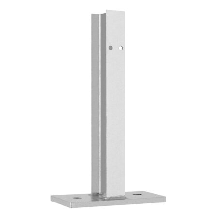 Leitplanken Komplett-Bausatz 4,80 m, IPE-Pfosten, zum Aufschrauben, Stahl, Profil B
